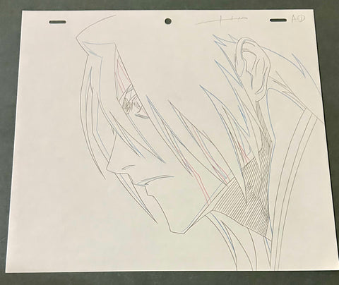 Bleach - Byakuya Kuchiki - Episode 59 - A1 Key Douga - Production Sketch