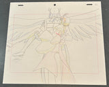 Card Captor Sakura - Kinomoto Sakura and Yue - Anime Cel w/Douga - Episode 55 - A14