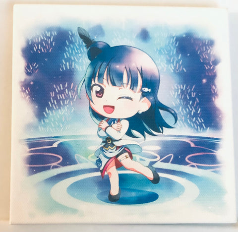 Love Live! Sunshine!! - Tsushima Yoshiko - Canvas Board - Ichiban Kuji - Ichiban Kuji Love Live! Sunshine!! 5th Anniversary (J Prize) - Kyun-Chara Illustrations - Mirai Ticket (Bandai Spirits)