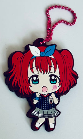 Love Live! Sunshine!! - Kurosawa Ruby - Capsule Rubber Mascot - Love Live! Sunshine!! Capsule Rubber Mascot Soccer Nihondaihyou ver. - Rubber Mascot (Bandai)