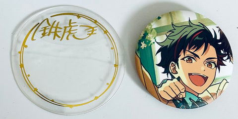 Ensemble Stars! - Nagumo Tetora - Can Badge with Gold Signature Cover - Ensemble Stars!! SMILE Character Badge Collection (Animate, Movic, Toy's Planning)