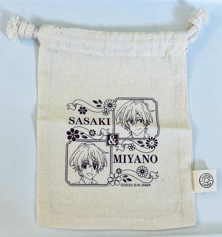 Sasaki to Miyano - Miyano Yoshikazu - Sasaki Shuumei - Drawstring Bag (Movic)