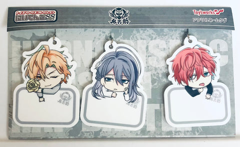 Hypnosis Mic -Division Rap Battle- - Izanami Hifumi - Jinguji Jakurai - Kannonzaka Doppo - Acrylic Name Tag (Set) - Niitengo SisterS (Chara-Ani)