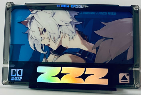Zenless Zone Zero - Seth Lowell - Acrylic Card (Set) w/Acrylic Frame - Zenless Zone Zero Film and Picture Series - N.E.P.S. Criminal Investigation Team (miHoYo)