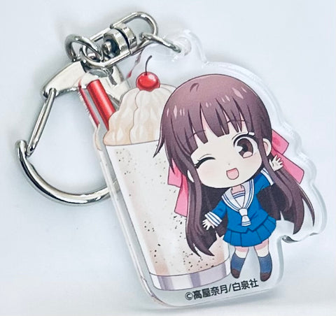 Fruits Basket - Honda Tohru - Acrylic Keychain - Cheer fancle cafe Original Fruit Basket Trading Acrylic Keychain (Caravan, Ota ★ Lab Cafe)