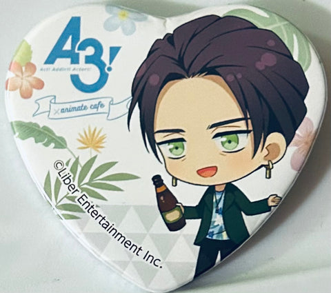 A3! - Guy - A3! x Animate Cafe - Can Badge - Tropical Resort ver. B (Animate)