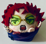 Hypnosis Mic -Division Rap Battle- - Harai Kuko - Mochi Kororin - Mochi Kororin Extra Wardrobe 04 - Oosaka Division & Nagoya Division - - Plush Keychain (Chugai Mining, Marui Group)