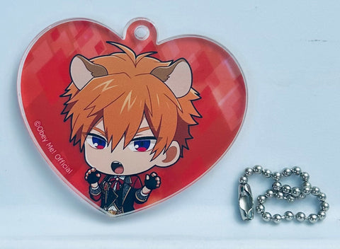 Obey Me! - Beelzebub - Acrylic Ball Chain - Mini Chara - Obey Me! x mixx garden Card Puchi Collection Trading Mini Chara Acrylic Ball Chain (Eight Entertainment, Mixx Garden)