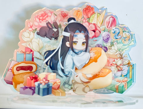 Official Mo Dao Zu Shi - Lan Zhan - Lan Wangji - Acrylic Stand - Lan Wangji Q Version Birthday Ver. (Nan Man She)