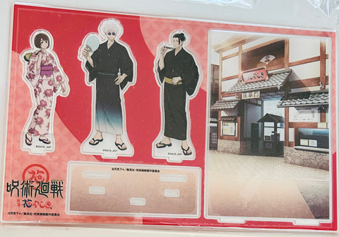 Jujutsu Kaisen - Getou Suguru - Gojou Satoru - Ieiri Shouko - Acrylic Diorama Stand - Yukata ver. (Arma Bianca)