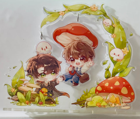 Little Mushroom - Xiao Mogu - Lu Feng - An Zhe - Hanging Acrylic Stand - Little Mushrooms Ver. (Mancool)