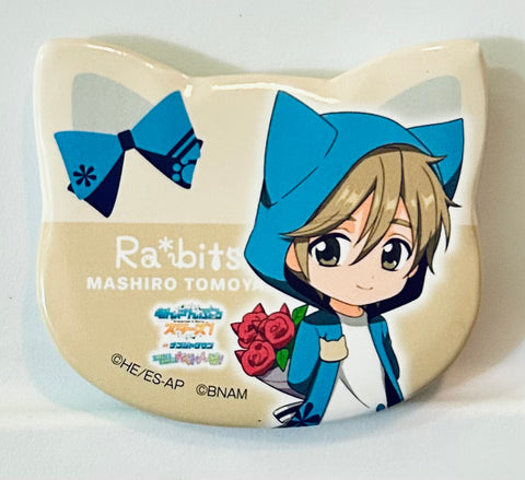 Ensemble Stars! - Mashiro Tomoya - Can Badge - Ensemble Stars! in Namja Town-Search! Find! Hide-and-Seek- - Cat-shaped Can Badge Collection A (Namco)