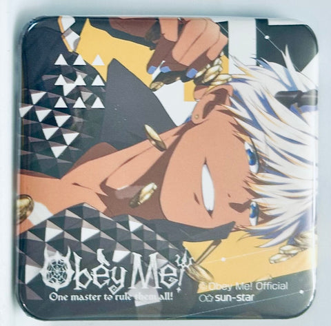 Obey Me! - Mammon - Obey Me! Can Badge Mammon - Square Can Badge (Sun-Star Stationery, Tower Records)