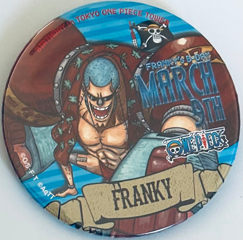 One Piece - Franky - Badge - Tokyo One Piece Tower Exclusive Birthday Can Badge (Sunny Grove)