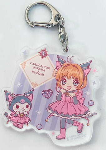Card Captor Sakura - Sanrio Characters - Kinomoto Sakura - Kuromi - Acrylic Keychain - Cardcaptor Sakura x Sanrio Characters Acrylic Keychain Perfume ver. (Up Fields)