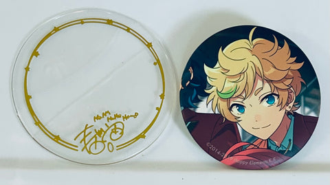 Ensemble Stars! - Harukawa Sora - Can Badge with Gold Signature Cover - Ensemble Stars!! SMILE Character Badge Collection (Animate, Movic, Toy's Planning)