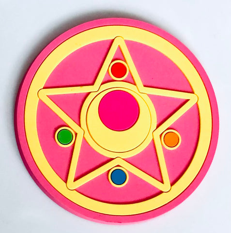 Bishoujo Senshi Sailor Moon - Bishoujo Senshi Sailor Moon Otome no Assort Collection (B Prize) - Gashapon Kuji - Rubber Coaster - Crystal Star Compact (Bandai)