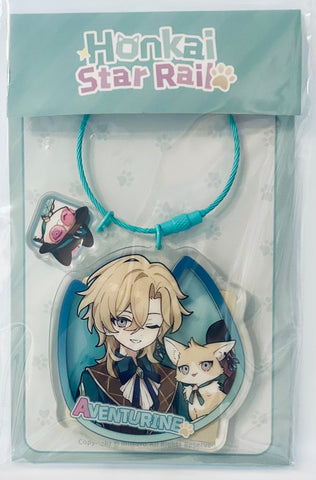 Honkai: Star Rail - Aventurine - Acrylic Keychain - Honkai: Star Rail Little Cat Series (miHoYo)