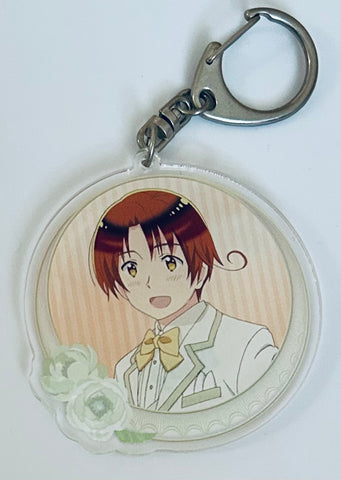 Hetalia The World Twinkle - Northern Italy (Veneziano) - Acrylic Keychain - Keyholder - Reversible Keychain (Broccoli)