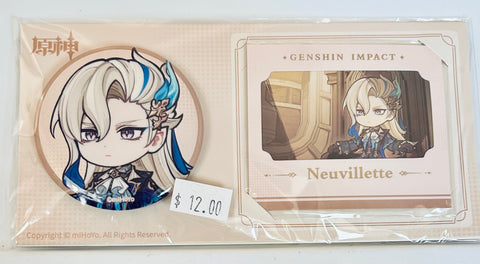 Genshin Impact - Neuvillette - Badge (Set) - Genshin Impact Lean, Mean, Cleaning Machine! Series (miHoYo)