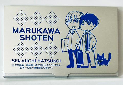 Sekaiichi Hatsukoi - Kirishima Zen - Sorata - Yokozawa Takafumi - Business Card Case & Business Card Set (Animate, Kadokawa)