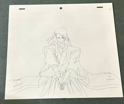 Bleach - Byakuya Kuchiki - Episode 59 - B6 Douga - Production Sketch