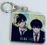 Blue Lock - Isagi Yoichi - Itoshi Rin - Glitter Keyholder (TwinCre)