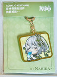 Genshin Impact - Nahida - Acrylic Keychain - Keyholder - Emoticon Series Nahida Wanderer in Sumeru City Ver. - Q Version (Mihoyo)