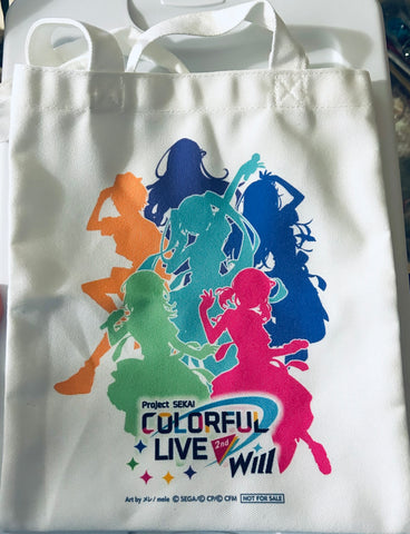 Project Sekai: Colorful Stage! feat. Hatsune Miku - Tote Bag - Project Sekai COLORFUL LIVE 2nd - Will - Ticket Bonus (Colorful Palette Inc.)