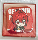 Genshin Impact - Diluc Ragnvindr - Square Can Badge (AIMON, IPSTAR)