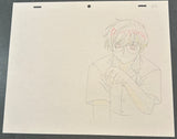 Card Captor Sakura - Tsukishiro Yukito - Oversized Anime Cel w/Douga - Movie 1 - A16