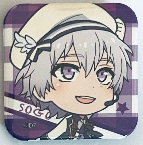 IDOLiSH7 - Ousaka Sougo - Badge - Idolish7 Tsukamarinko Egara Square Can Badge - Square Can Badge (Bunkyodo)