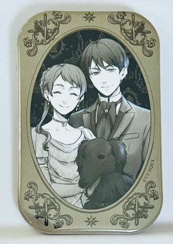 Kuroshitsuji - Rachel Phantomhive - Sebastian - Vincent Phantomhive - Badge - Kuroshitsuji Black Label Trading Pin Badge -Rich Black- (Square Enix)