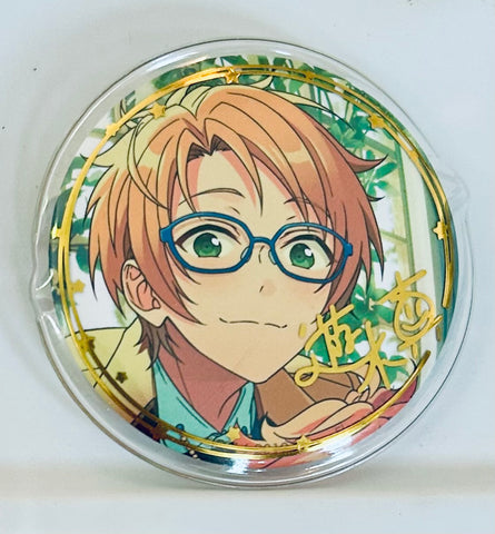 Ensemble Stars! - Yuuki Makoto - Can Badge with Gold Signature Cover - Ensemble Stars!! SMILE Character Badge Collection (Animate, Movic, Toy's Planning)