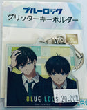 Blue Lock - Isagi Yoichi - Itoshi Rin - Glitter Keyholder (TwinCre)