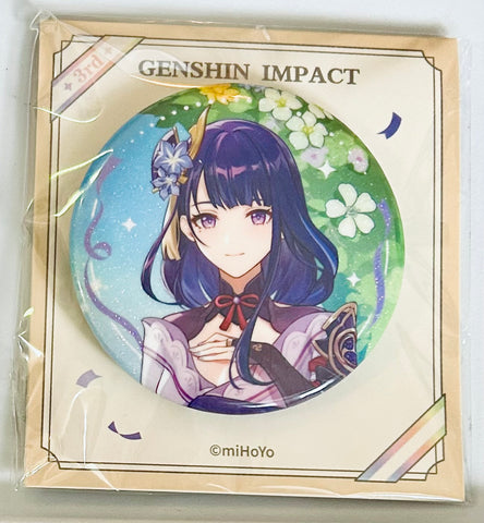 Genshin Impact - Raiden Shogun - Badge - Genshin Impact Anniversary Celebration Series - 3rd Anniversary (miHoYo)