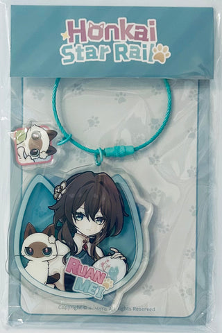 Honkai: Star Rail - Ruan Mei - Acrylic Keychain - Honkai: Star Rail Little Cat Series (miHoYo)