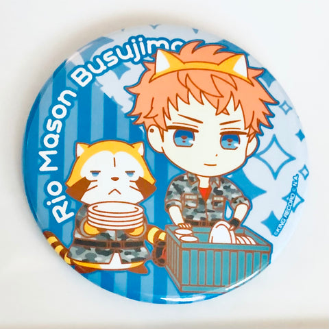 Araiguma Rascal - Hypnosis Mic -Division Rap Battle- - Rascal - Busujima Mason Rio - Hypnosis Mic x Rascal - Hypnosis Mic x Rascal Okkime Can Badge Collection - Okkime Can Badge (Caravan)