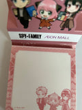 Spy × Family - Anya Forger - Loid Forger - Yor Forger - Sticky Note Pad - Spy x Family x Aeon Mall Collab (Shonen Jump)