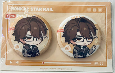 Honkai: Star Rail - Welt Yang - Badge (Set) - Honkai: Star Rail Owlbert's Studio (miHoYo)
