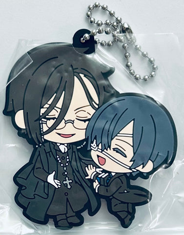 Kuroshitsuji ~Kishuku Gakkou-hen~ - Ciel Phantomhive - Sebastian Michaelis - Kuroshitsuji ~Kishuku Gakkou-hen~ Capsule Rubber Mascot - Rubber Mascot (Bandai)