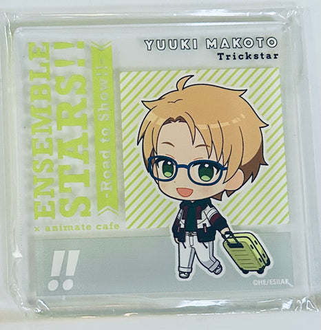 Ensemble Stars!! - Yuuki Makoto - Acrylic Coaster - Ensemble Stars!! -Road to Show!!- 2nd Trading Acrylic Coaster Deforme (Animate Cafe)
