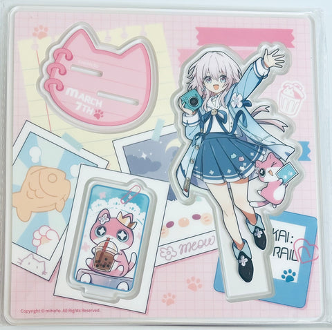 Honkai: Star Rail - March 7th - Acrylic Stand - Honkai: Star Rail Little Cat Series (miHoYo)