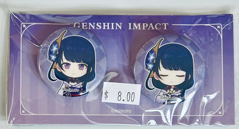 Genshin Impact - Raiden Shogun - Genshin Impact Photo Reminder Series - Mini Can Badge (Set) (miHoYo)