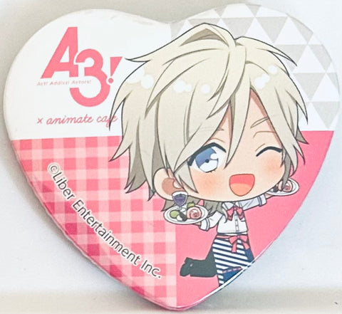 A3! - Citron - A3! x animatecafe - Trading Heart Can Badge - Cafe Style ver. (Animate)