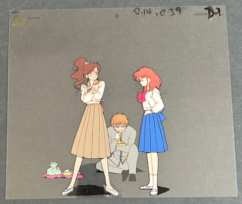 Sailor Moon - Makoto, Ail, and An - Anime Cel w/Douga- Episode 55 - A1