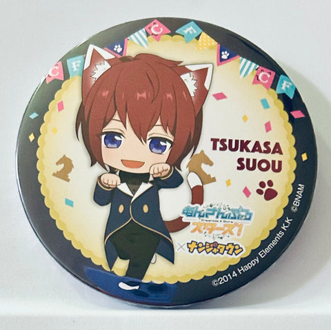 Ensemble Stars! - Suou Tsukasa - Can Badge - Ensemble Stars! in NamjaTown - Cat Festival - - NamjaTown (Namco)