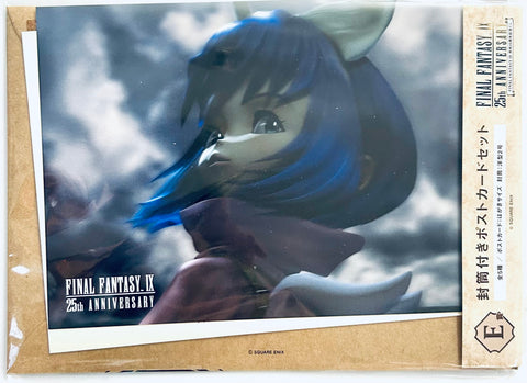Final Fantasy IX - Adelbert Steiner - Eiko Carol - Garnet Til Alexandros 17th - Moogle - Vivi Orunitia - Zidane Tribal - Envelope - Final Fantasy IX 25th Anniversary Lottery (E Prize) - Postcard Set (Square Enix)