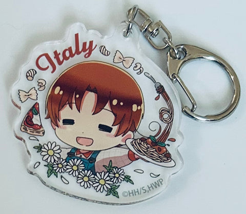 Hetalia The World Twinkle - Northern Italy (Veneziano) - Acrylic Keyholder - Hetalia World★Stars Trading Acrylic Keychain Collection Character Bouquet Ver. (Marimocraft)