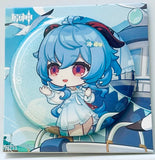 Genshin Impact - Ganyu - Genshin Impact Mattari Manyuu Series - Genshin Impact Serene Sea Wandering Series - Glitter Can Badge (Animate, Movic)